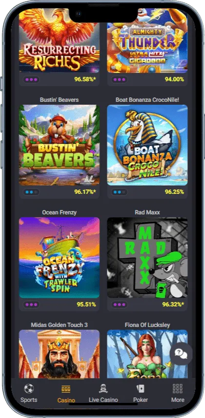 Coolbet-casino-mobile-games